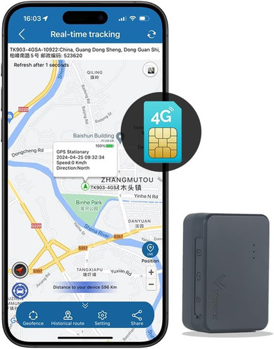 Mini tracker gps - 4g,
